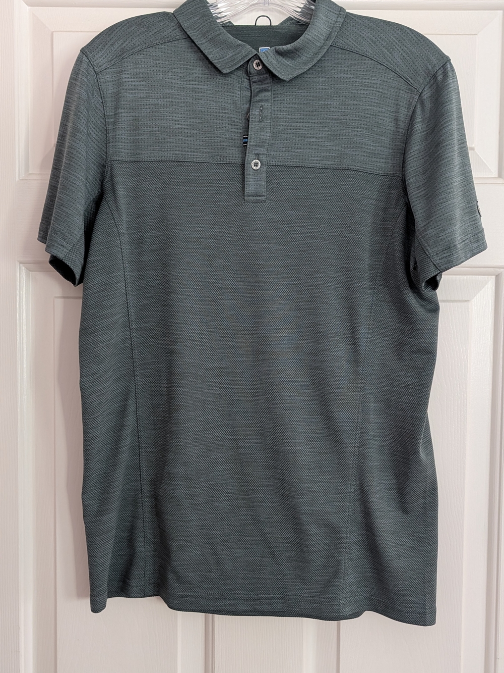 Kuhl Men's Short Sleeve Polo in Slate Green